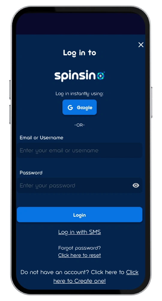 Spinsino official site
