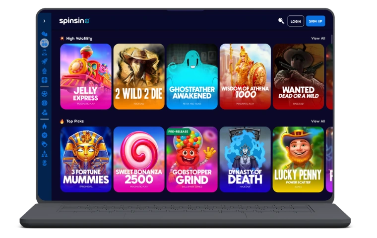 Spinsino site